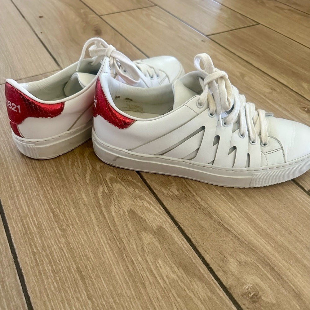 White & Red Tennis Shoes​​​